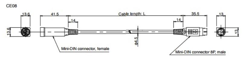 MAGNESCALE CE08 연장케이블