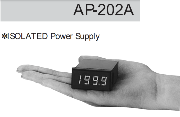 AP-202A ： DC 전압계 / 전류계 (24 × 48mm)