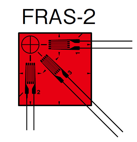 TOKYO SOKKI FRAS-2, FRS-2, FRS-3 잔류응력 측정용 게이지