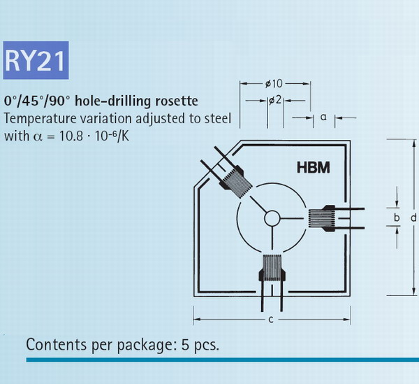 1-RY21 잔류응력게이지