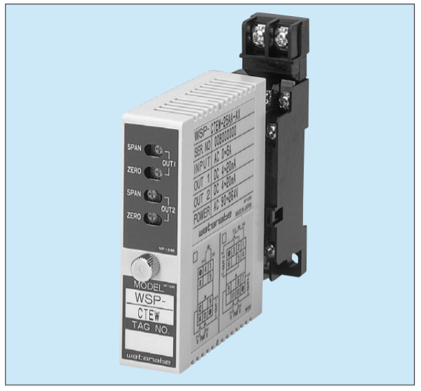 WATANABE WSP-CTEW ： 2출력 CT 컨버터 (true RMS)