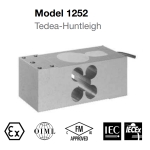 Tedea-Huntleigh 1252 Single point Loadcell