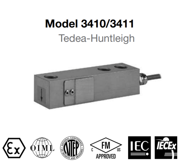 Tedea-Huntleigh 3410 / 3411 Hopper ,Tank Scale용 로드셀