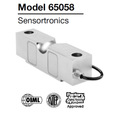 Sensortronics 65058 Double-Ended Shear Beam