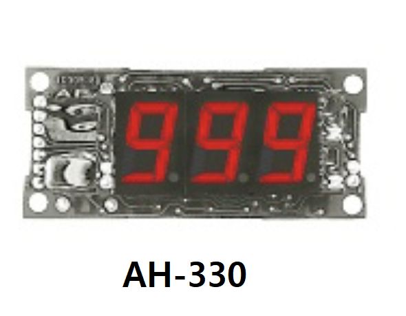 AH-330  모듈 유형 DC 전압계(3자리 표시)