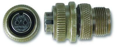 MODEL BC | 케이블 커넥터 2소켓 MIL MS3106 고온
