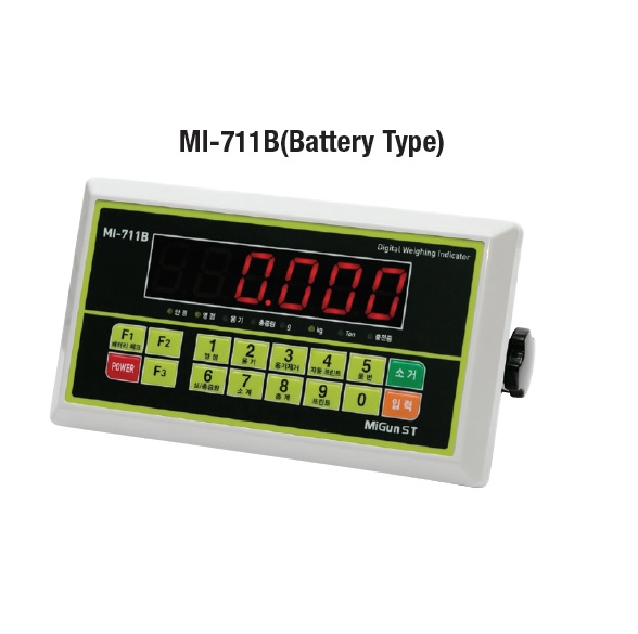 MI-711B 단순중량용 BATTERY 인디케이터