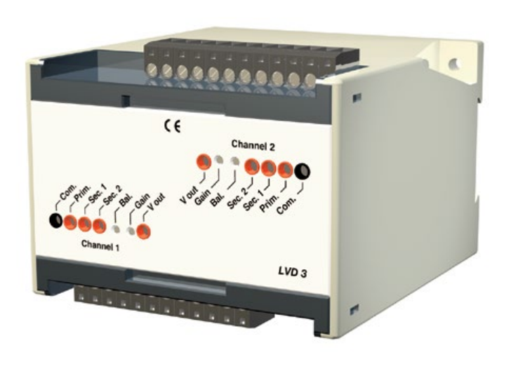 NOBEL BLH LVD 3 LVDT Signal Conditioner
