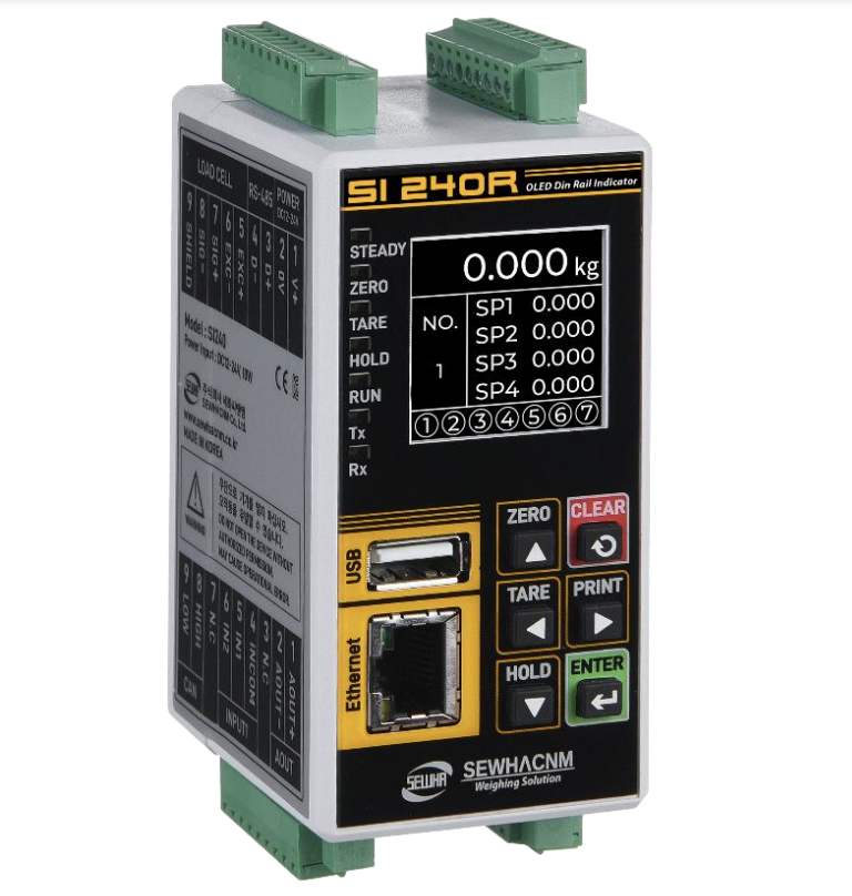 SI240R 제어용 DIN Rail 인디케이터