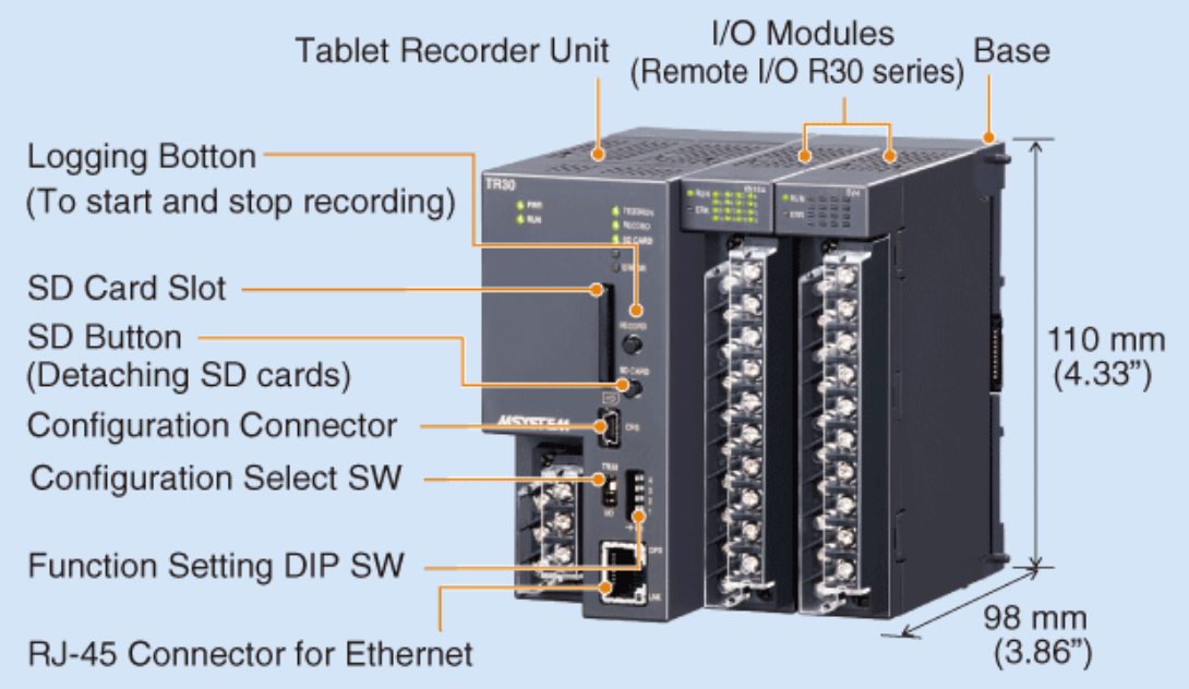 M-SYSTEM TR30-G Paperless Recorder