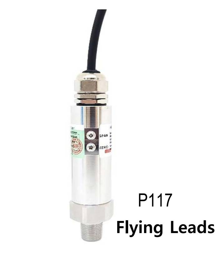 WISE P117 압력센서 가스,액체용(Flying Leads)