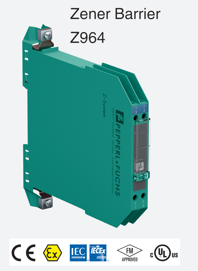 Z713-Z964 본질안전방폭 로드셀 전용 Zener Barrier / FM,UL인증