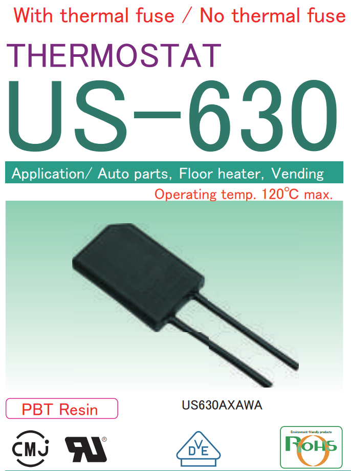 ASAHI KEIKI US-630 THERMOSTAT 박형 방수 온도조절기