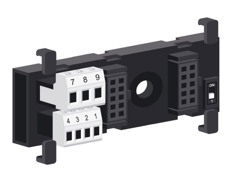 SENECA Z-PC-DINAL2-17.5 Z-PC Line I/O 빠른 장착 및 연결을 위한 헤드 터미널 + 2슬롯 17.5mm DIN 레일 버스 시스템