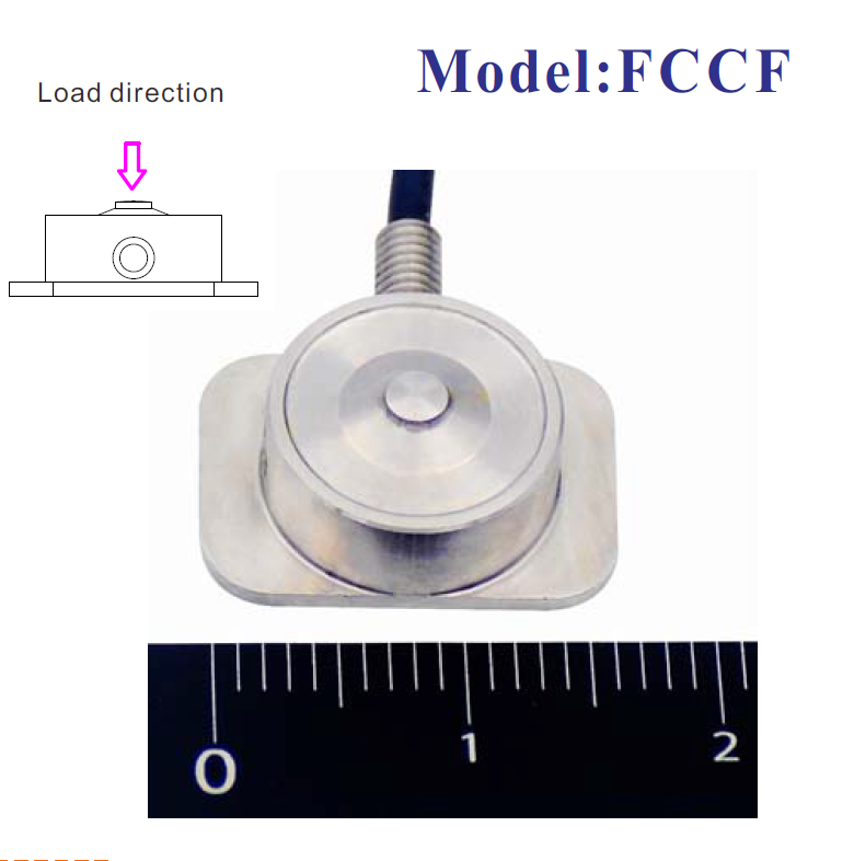 Forsentek FCCF Mounting Base 일체형 소형압축 로드셀