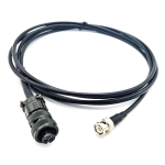 MODEL : BNCP-3106 | 저가형 검은색 동축 케이블(RG58/U) BNC 플러그 to 2PIN 3106커넥터