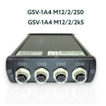 Me ßsysteme GSV-1A4 M12 4채널증폭기