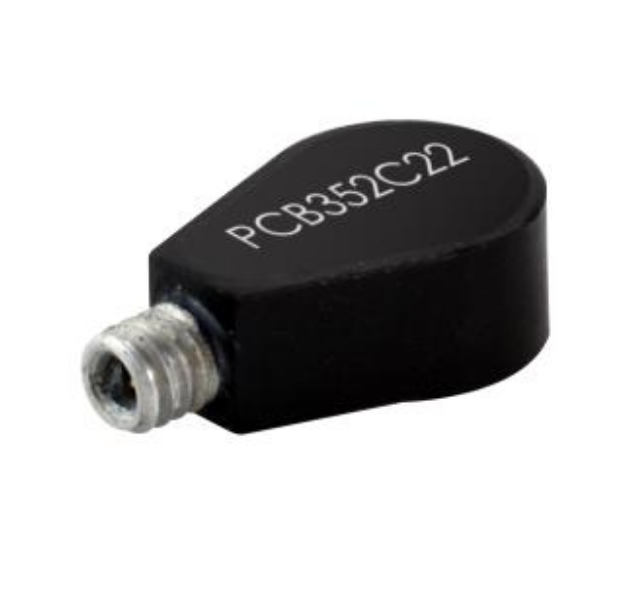 352C22 |  세라믹 전단 ICP® 경량가속도계, 10mV/g, 1~10kHz, 10피트 분리형, 측면 출구 케이블