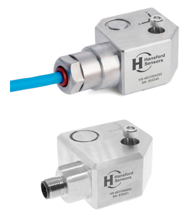 Hansford HS-483 | 4-20mA 측면 출구 가속도계(가속도출력)