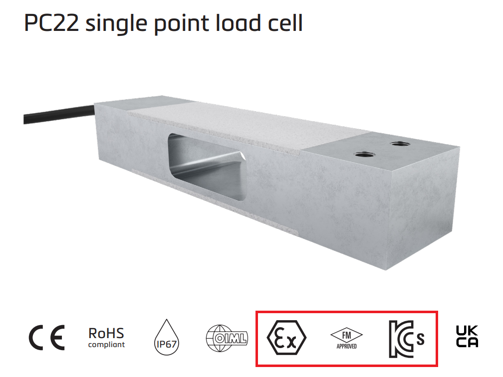 FLINTEC PC22 Single point Loadcell(한국방폭인증 있음)