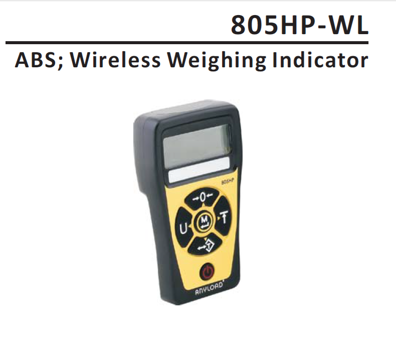 ANYLOAD 805HP-WL 무선 인디케이터